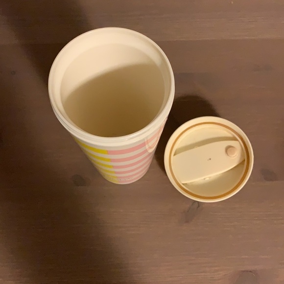 Kate Spade Nineties Inspired Pastel Striped Plastic Tumbler - Picture 8 of 9